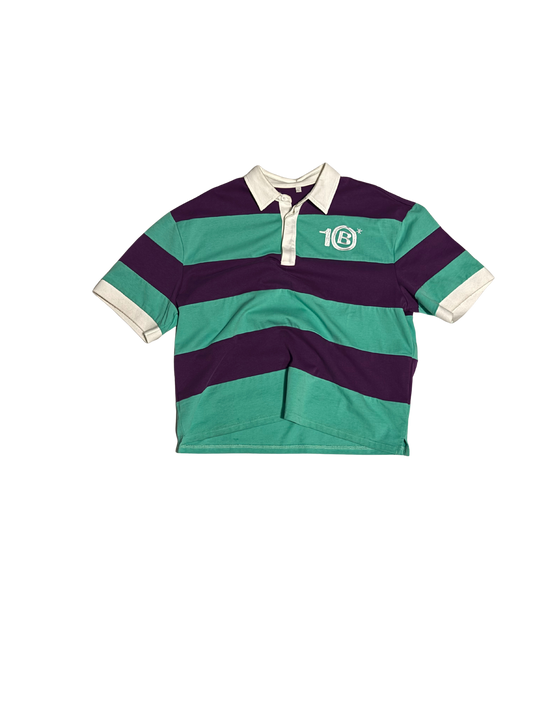 Green N Purple Polo